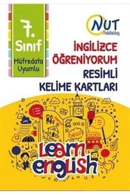 Nut Publishing 7. Sınıf İngilizce Öğreniyorum Resimli Kelime Kartları - 1