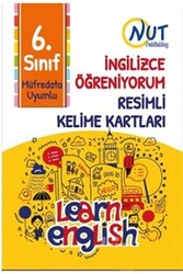 Nut Publishing - Nut Publishing 6. Sınıf İngilizce Öğreniyorum Resimli Kelime Kartları