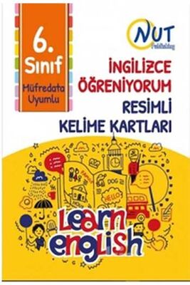 Nut Publishing 6. Sınıf İngilizce Öğreniyorum Resimli Kelime Kartları - 1