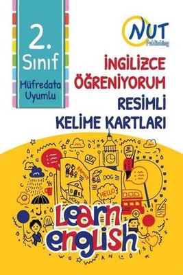 Nut Publishing 2.Sınıf İngilizce Öğreniyorum Resimli Kelime Kartları - 1