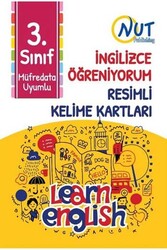 Nut Publishing 3.Sınıf İngilizce Öğreniyorum Resimli Kelime Kartları - Nut Publishing