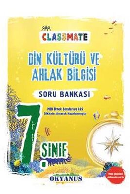 ​Okyanus Yayınları 7. Sınıf Classmate Din Kültürü ve Ahlak Bilgisi Soru Bankası - 1