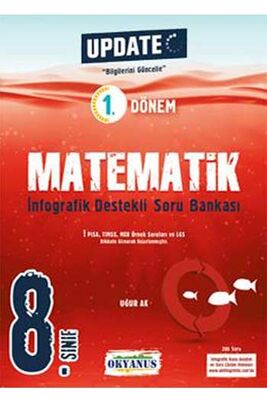 ​Okyanus Yayınları 8. Sınıf 1. Dönem Matematik Update İnfografik Destekli Soru Bankası - 1