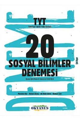 ​Okyanus Yayınları TYT Sosyal Bilimler 20 Deneme - 1