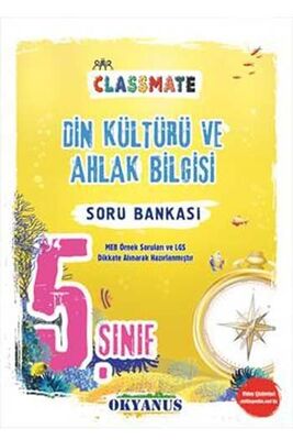 ​Okyanus Yayınları 5. Sınıf Classmate Din Kültürü ve Ahlak Bilgisi Soru Bankası - 1