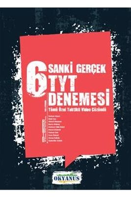 ​Okyanus Yayınları TYT 6 Sanki Gerçek Denemesi - 1