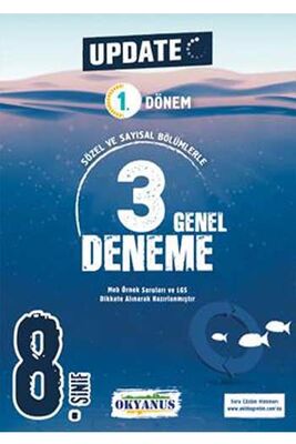 ​Okyanus Yayınları 8. Sınıf LGS 1. Dönem Update 3 Genel Deneme - 1