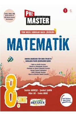 ​Okyanus Yayınları 8. Sınıf Premaster Matematik Soru Bankası - 1