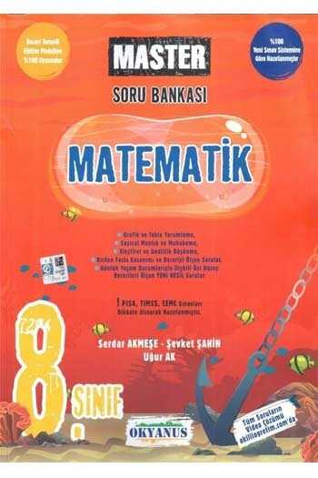 ​Okyanus Yayınları 8. Sınıf Master Matematik Soru Bankası