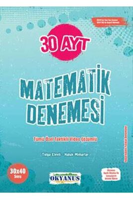 Okyanus Yayınları AYT Matematik 30 Deneme - 1