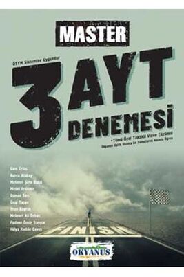 ​Okyanus Yayınları AYT Master 3 Deneme - 1