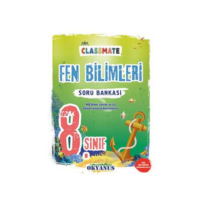 Okyanus Yayınları 8. Sınıf Classmate Fen Bilimleri Soru Bankası - 1