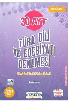 Okyanus Yayınları AYT Türk Dili ve Edebiyatı 30 Denemesi - 1