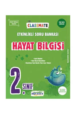 Okyanus Yayıncılık 2. Sınıf Classmate Hayat Bilgisi Etkinlikli Soru Bankası - 1