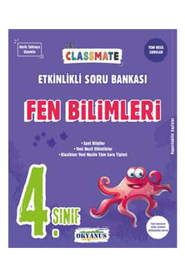 Okyanus Yayınları 4. Sınıf Classmate Fen Bilimleri Etkinlikli Soru Bankası - 1