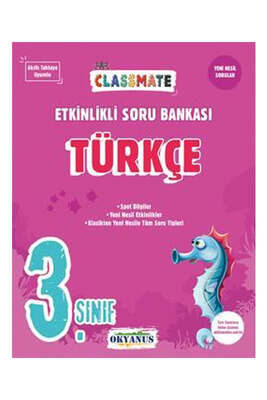 Okyanus Yayınları 3. Sınıf Classmate Türkçe Etkinlikli Soru Bankası - 1