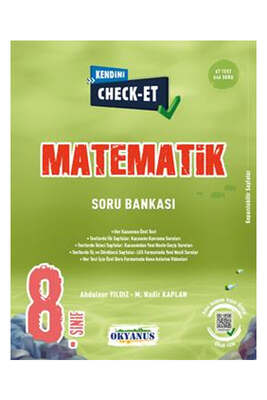 Okyanus Yayıncılık 8. Sınıf Kendini Check Et Matematik Soru Bankası - 1