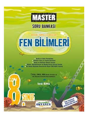 Okyanus Yayınları 8. Sınıf Fen Bilimleri Master Soru Bankası - 1