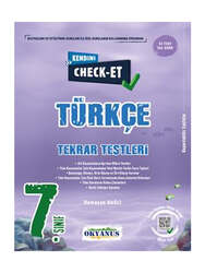 Okyanus Yayınları - Okyanus Yayıncılık 7. Sınıf Kendini Check - Et Türkçe Tekrar Testleri