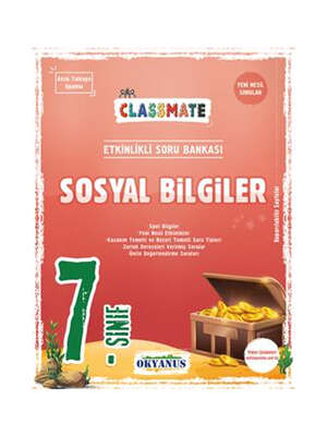 Okyanus Yayıncılık 7. Sınıf Classmate Sosyal Bilgiler Soru Bankası - 1