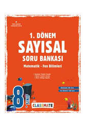 Okyanus Yayınları - Okyanus Yayınları 8. Sınıf Classmate 1. Dönem Sayısal Soru Bankası