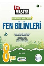 Okyanus Yayınları - ​Okyanus Yayınları 8. Sınıf Premaster Fen Bilimleri Soru Bankası
