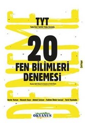 Okyanus Yayınları - ​Okyanus Yayınları TYT Fen Bilimleri 20 Deneme