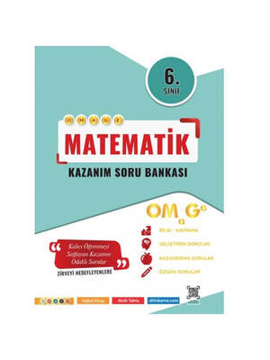 Omage Yayınları 6. Sınıf Omage Kazanım Matematik Soru Bankası - 1
