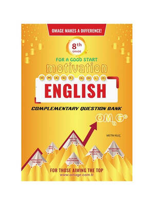 Omage Yayınları 8.Sınıf İngilizce Motivasyon Soru Bankası - 1
