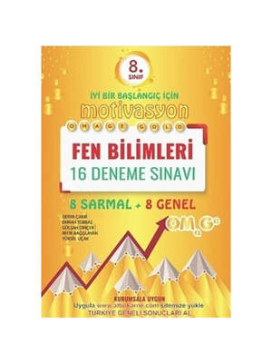 Omage Yayınları 8. Sınıf Fen Bilimleri Gold 16 Deneme - 1