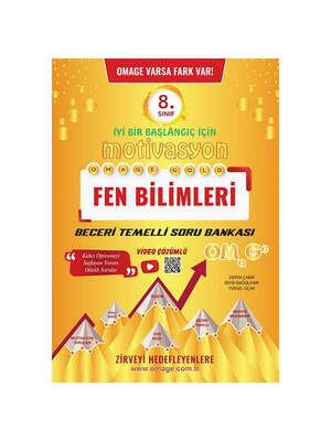 Omage Yayınları 8. Sınıf Omage Motivasyon Fen Bilimleri Soru Bankası - 1