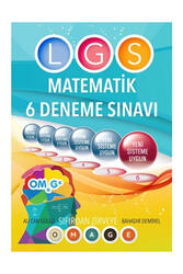 Omage Yayınları - Omage Yayınları 8. Sınıf LGS Matematik 6 Deneme Sınavı