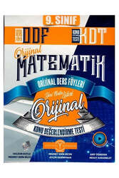 Orjinal Yayınları 9. Sınıf Matematik ODF KDT Orijinal Ders Föyleri Konu Değerlendirme Testleri - Orijinal Yayınları