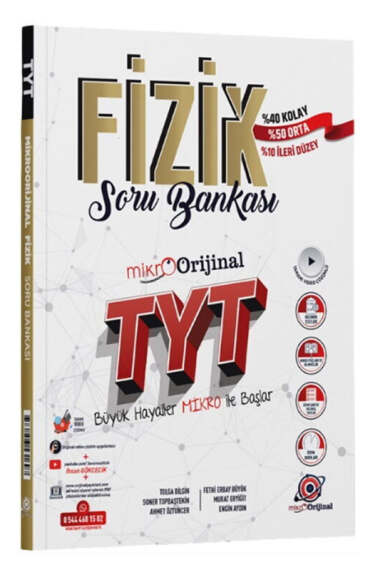 Orijinal Mikro TYT Fizik Soru Bankası - 1