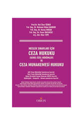 Orion Yayınevi - Orion Kitabevi Ceza Hukuku ve Ceza Muhakemesi Hukuku