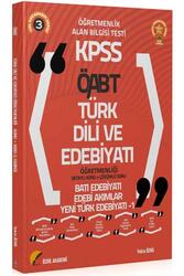 Özdil Akademi - Özdil Akademi 2021 ÖABT Türk Dili ve Edebiyatı 3. Kitap Yeni Türk Edebiyatı-1 Konu Anlatımlı