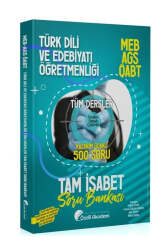 Özdil Akademi Yayınları 2025 MEB-AGS ÖABT Türk Dili ve Edebiyatı Öğretmenliği Tam İsabet 500 Soru - Özdil Akademi Yayınları