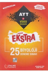 Palme Yayınları AYT Biyoloji Evde Ekstra 25 Deneme Sınavı - Palme Yayıncılık