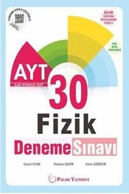 ​Palme Yayınları AYT Fizik 30 Deneme Sınavı - 1