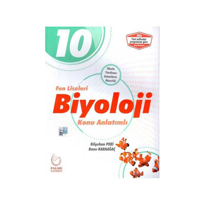 ​Palme Yayınları 10. Sınıf Fen Liseleri Biyoloji Konu Anlatımlı - 1