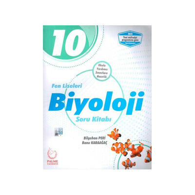 ​Palme Yayınları 10. Sınıf Fen Liseleri Biyoloji Soru Kitabı - 1