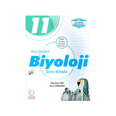 Palme Yayınları 11. Sınıf Fen Liseleri Biyoloji Soru Kitabı - 1