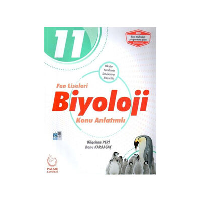 ​Palme Yayınları 11. Sınıf Fen Liseleri Biyoloji Konu Anlatımlı - 1