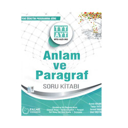 Palme Yayıncılık - Palme Yayınları TYT AYT KPSS ALES DGS Anlam ve Paragraf Soru Kitabı