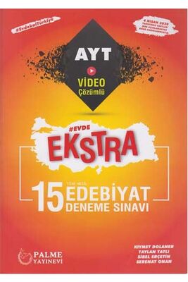 Palme Yayınları AYT Edebiyat Evde Ekstra Video Çözümlü 15 Deneme Sınavı - 1