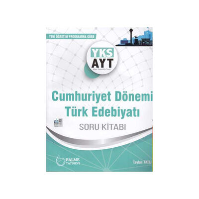 Palme Yayınları AYT Cumhuriyet Dönemi Türk Edebiyatı Soru Kitabı - 1