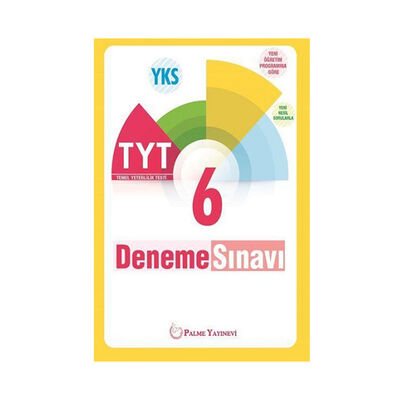 Palme Yayınları TYT 6 Deneme Sınavı - 1