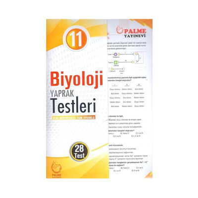 Palme Yayınları 11. Sınıf Biyoloji Yaprak Testleri - 1