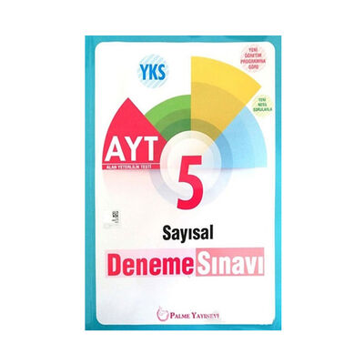 Palme Yayınları AYT Sayısal 5 Deneme Sınavı - 1