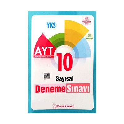 Palme Yayınları AYT Sayısal 10 Deneme Sınavı - 1